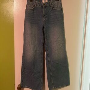 BDG Blue Wide Leg Flare Jeans